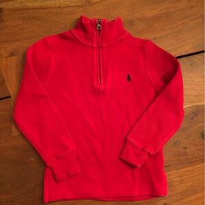 Polo by Ralph Lauren Red Quarter Zip Pullover